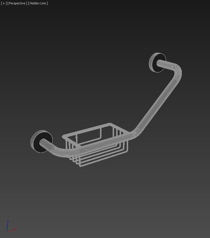 Handle  Bath Handle Eco 40cm Dirsekli Sungerlikli 3D model_1