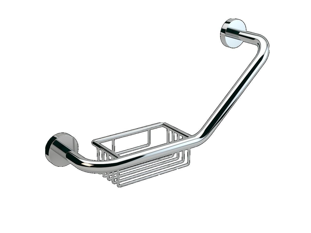 Handle  Bath Handle Eco 40cm Dirsekli Sungerlikli 3D model_0