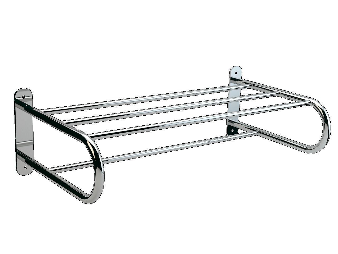 Handle  Shelf Towel Ribbed 3D model_0