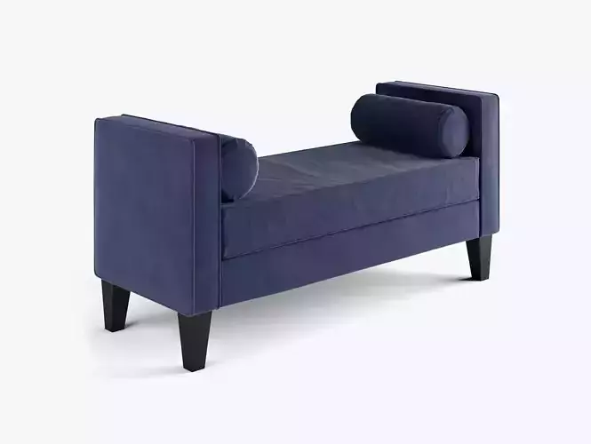 Curves Bench 3D model