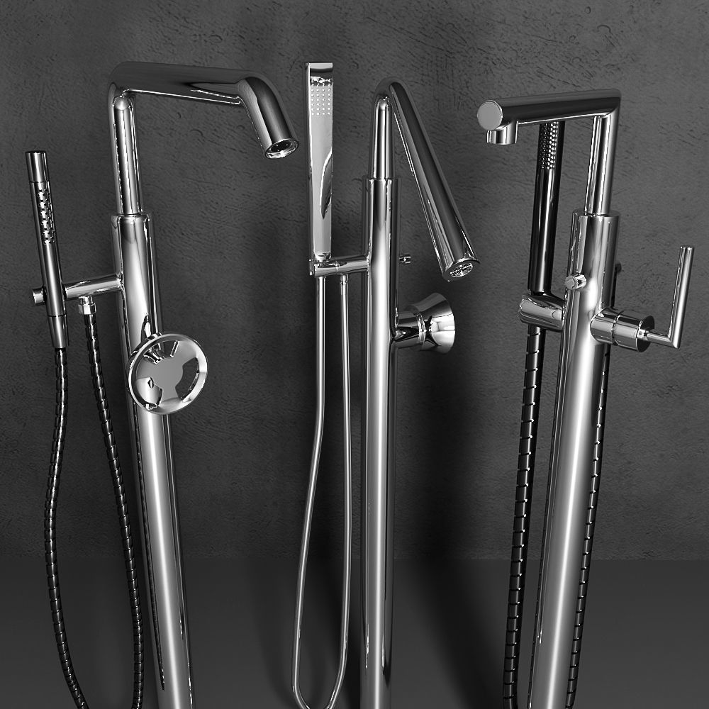 Faucet mix set 2  3D model_1