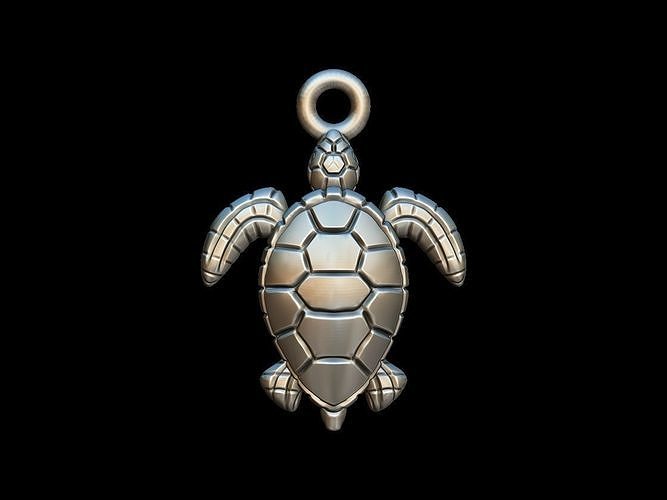 Sea turtle 3D print model