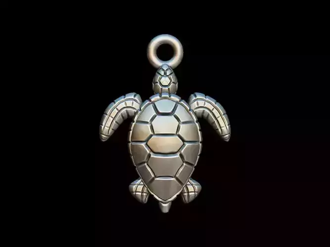 Sea turtle 3D print model