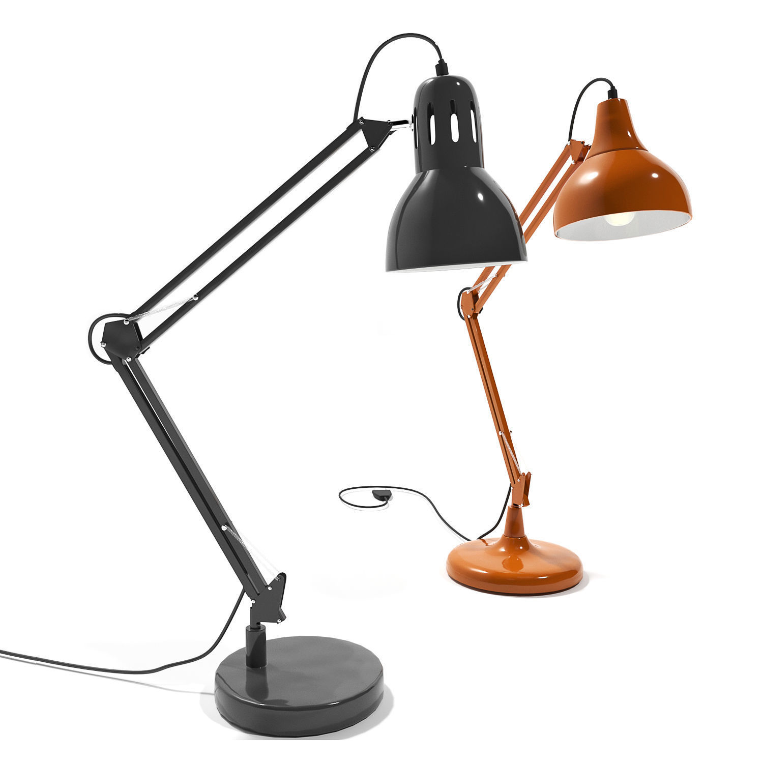 Set table lamp 2 3D model_2