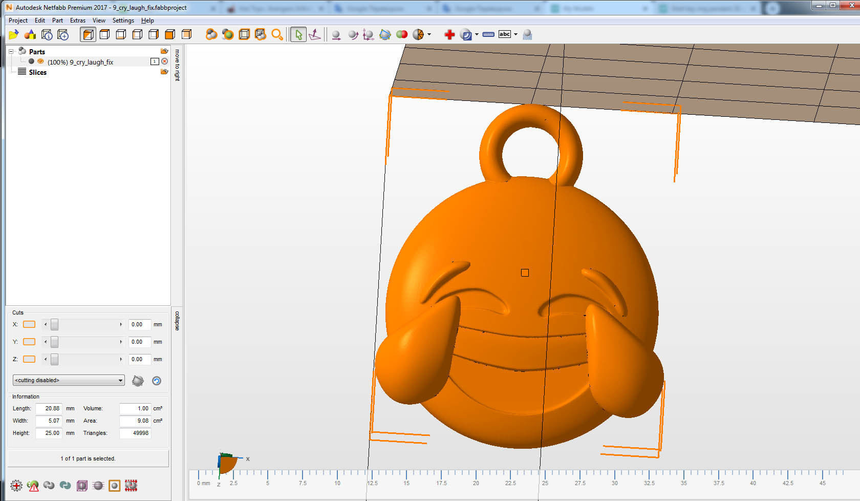 Cry Laugh 3D print model_3