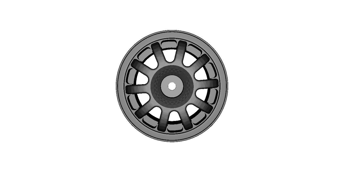 RC Car Drift Wheel Brilliant width 24mm offset plus 6mm 3D print model_1