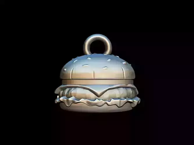 Burger charm 3D print model
