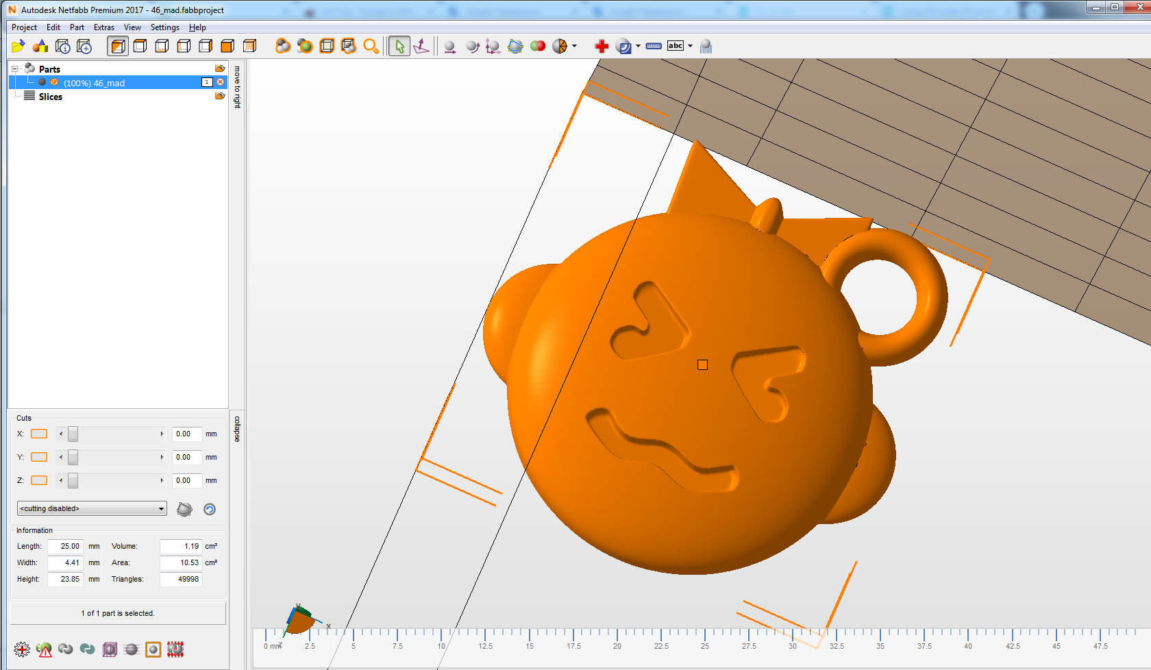 Mad Face 3D print model_3