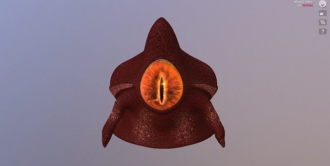 PBR Magma Slime Low-poly 3D model