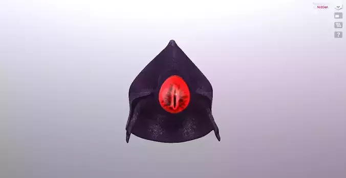 PBR Dark Slime Low-poly 3D model
