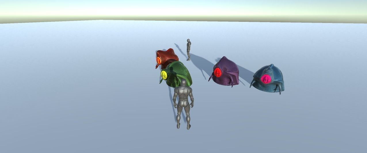 PBR Slime Pack Low-poly 3D model_6