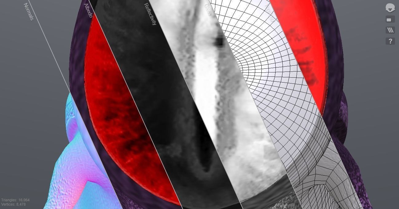 PBR Slime Pack Low-poly 3D model_20