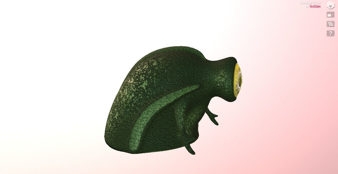 PBR Slime Pack Low-poly 3D model_23