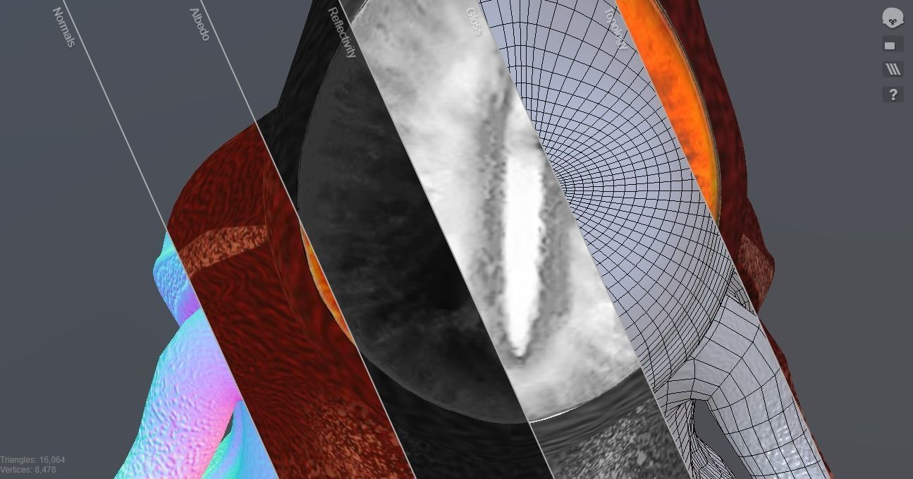 PBR Slime Pack Low-poly 3D model_15