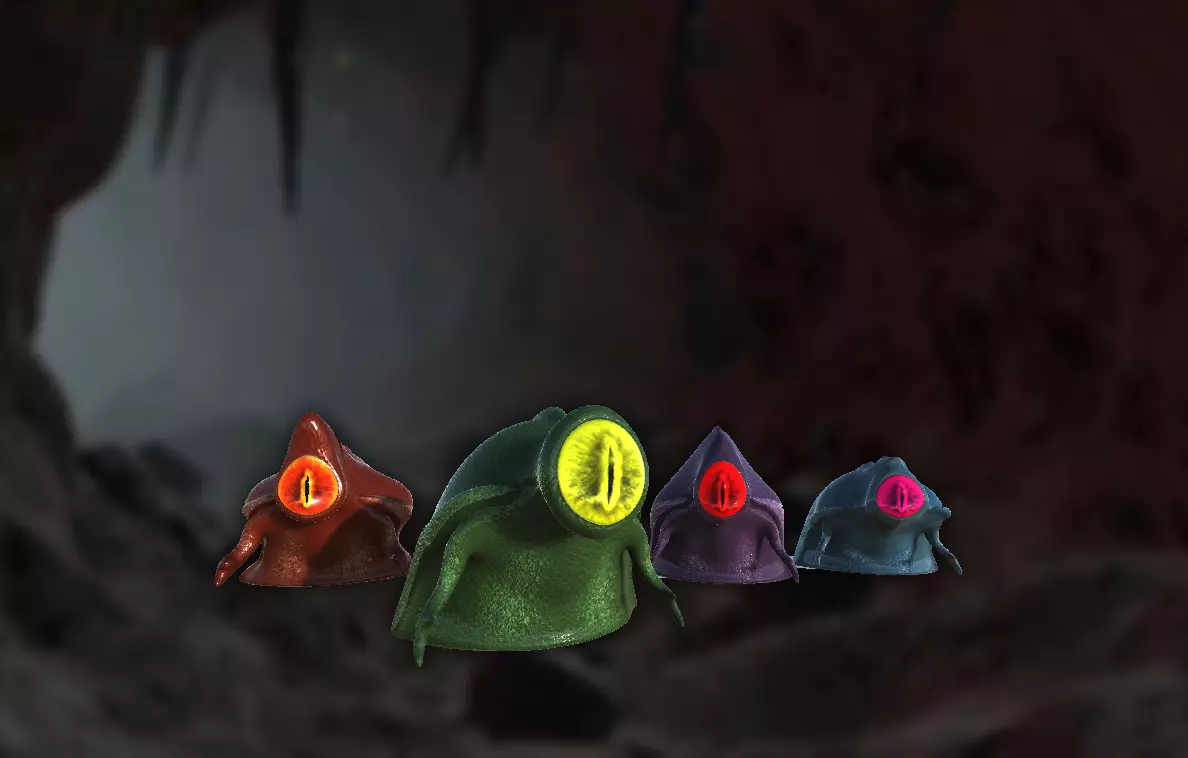 PBR Slime Pack Low-poly 3D model_0