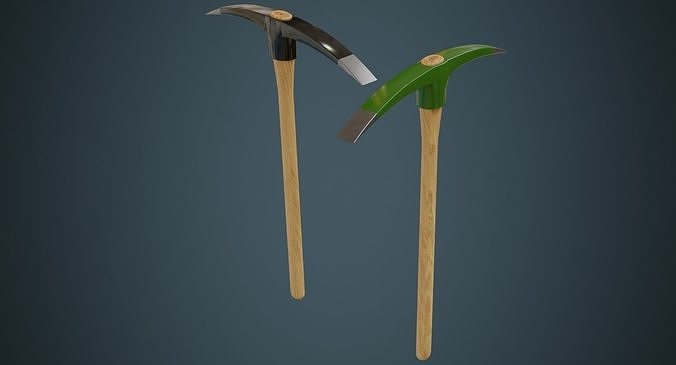 Pickaxe 2A Low-poly 3D model
