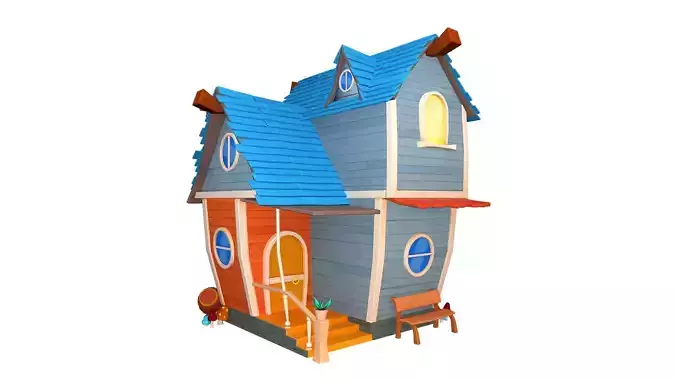 Asset - Cartoons - Background - House