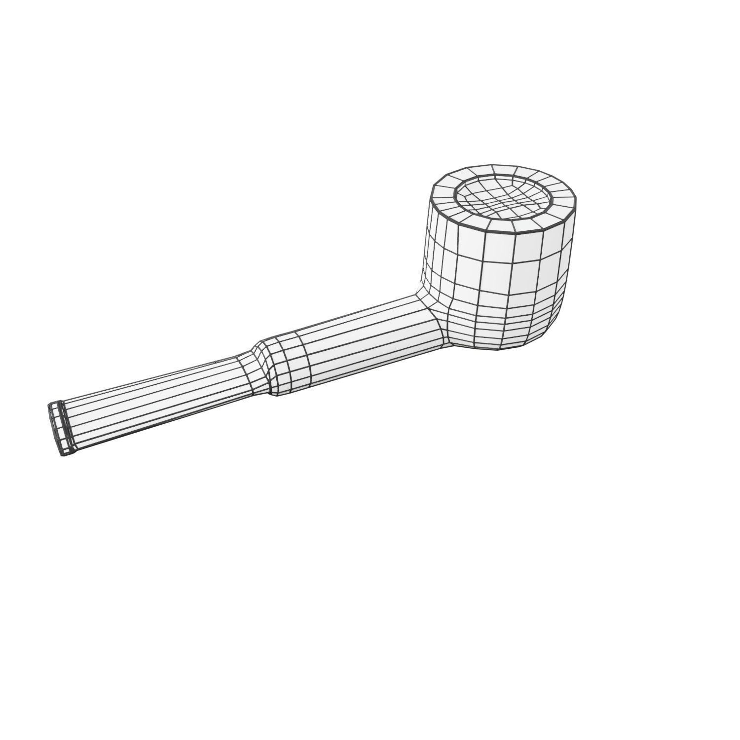 Derbyshire 917 Tobacco Pipe Low-poly 3D model_20