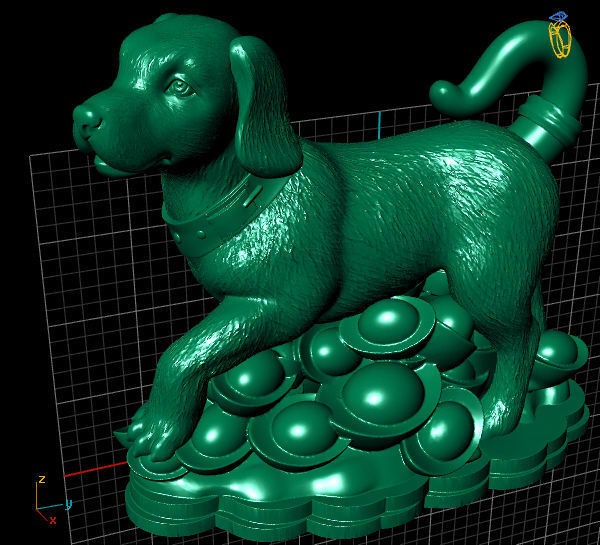 DOG ANIMAL 3D print model_1