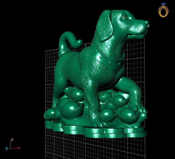 DOG ANIMAL 3D print model_2