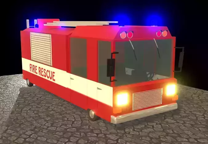Fire rescue car