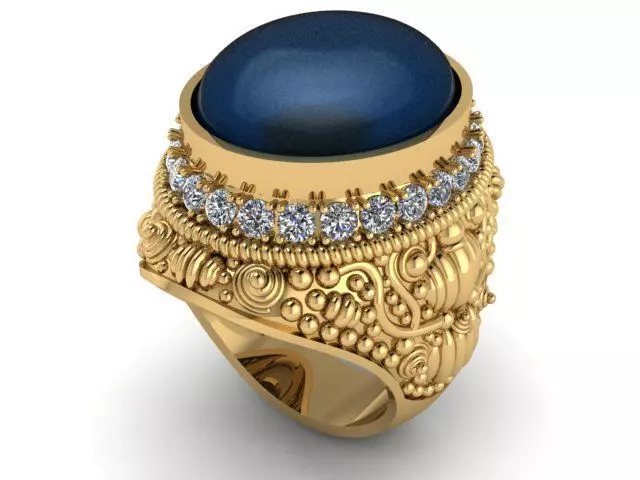 FLOWERING RINGS 3D print model