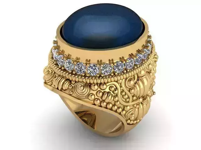 FLOWERING RINGS 3D print model