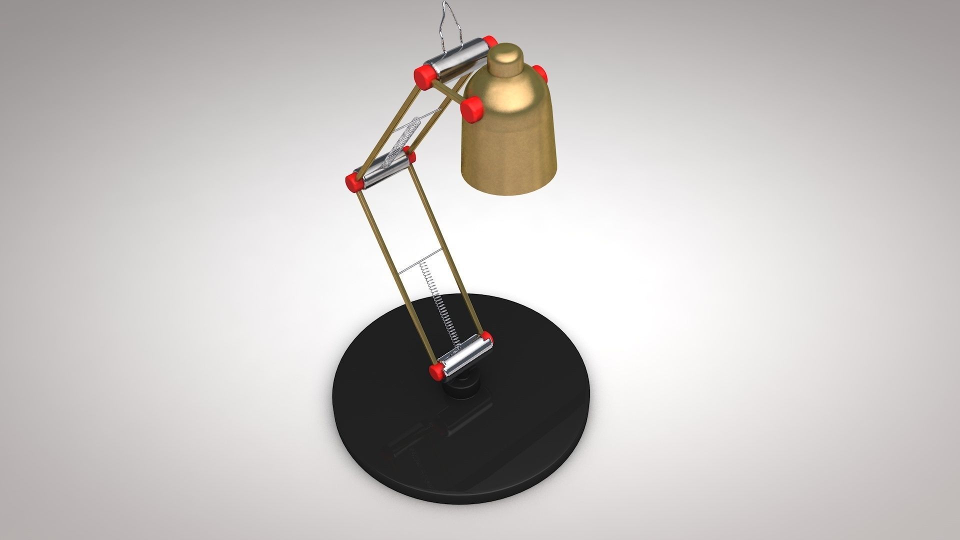 Lamp Light Low-poly 3D model_1