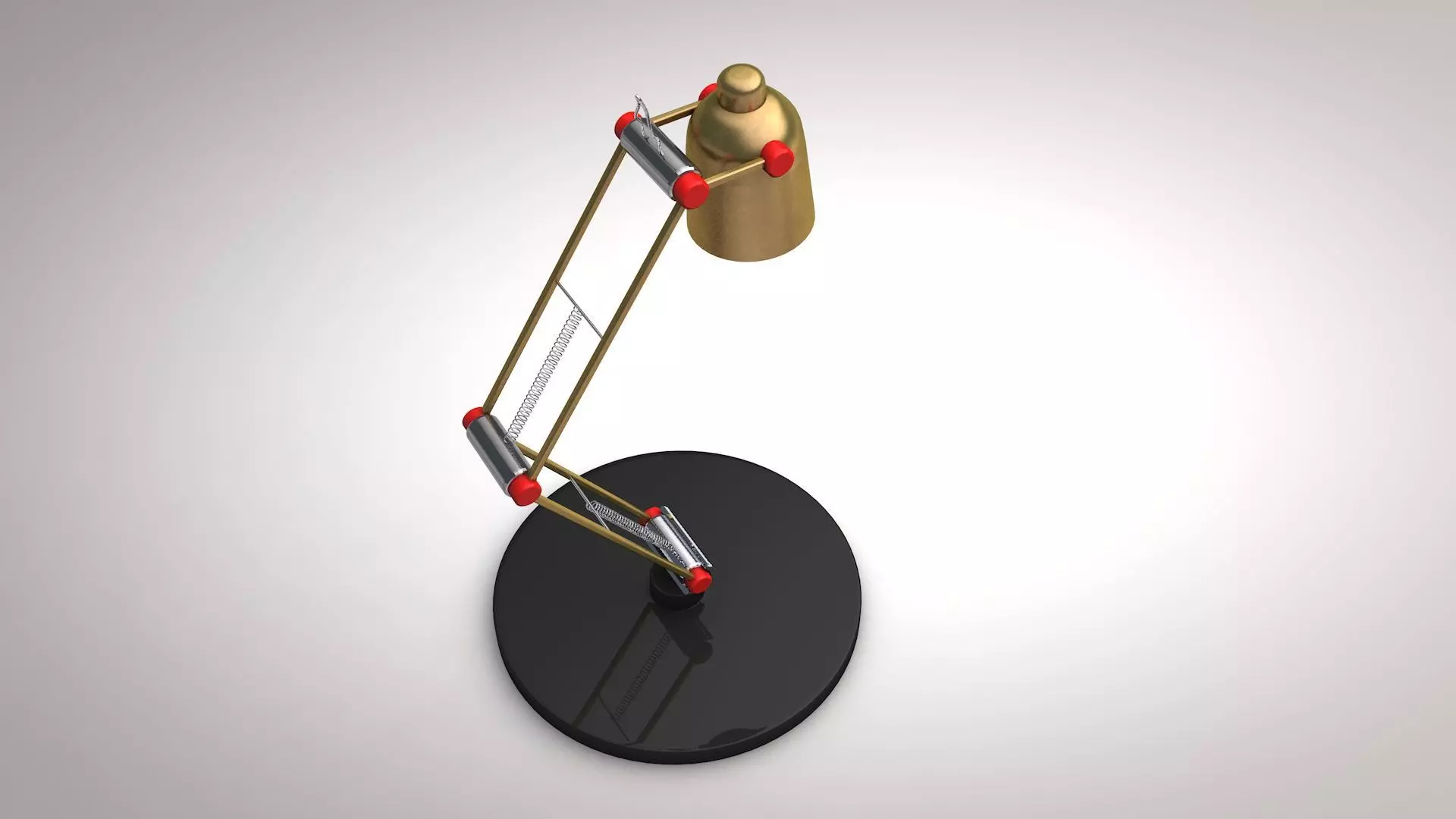 Lamp Light Low-poly 3D model_0