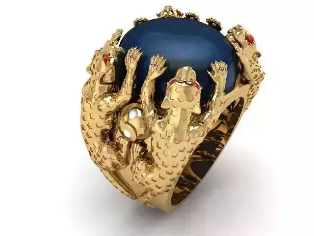 PANTHER RING 3D print model