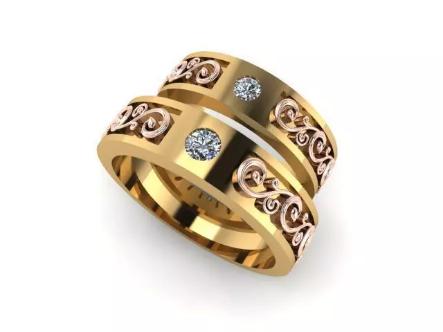 WEDDING RING 3D print model_0