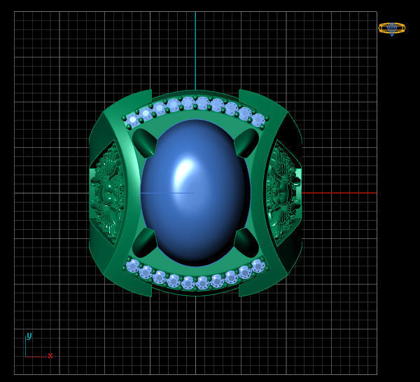 ring Dragon 3D print model_4