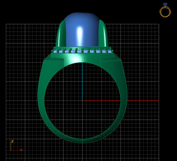 ring Dragon 3D print model_3