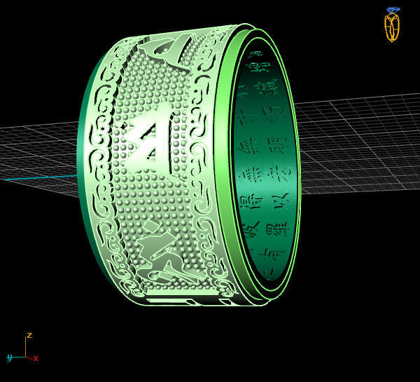 DIAMOND RING 1 3D print model_3