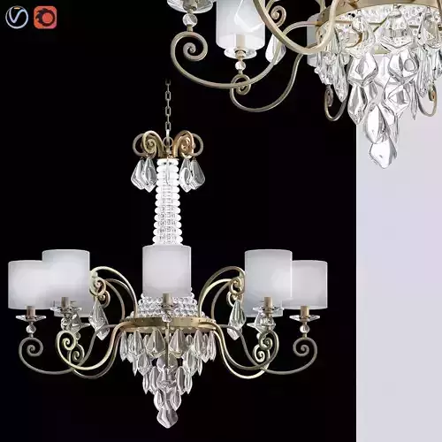 Crystal Ceiling Lights Bella figura 3D model