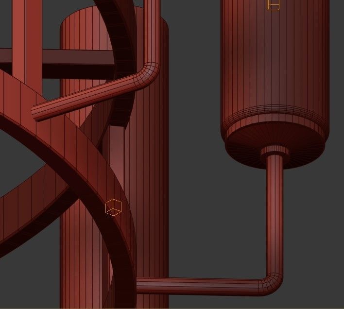 Japan 2 structure 3D model_1