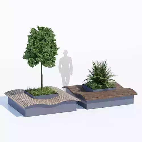 Quaddy two planters