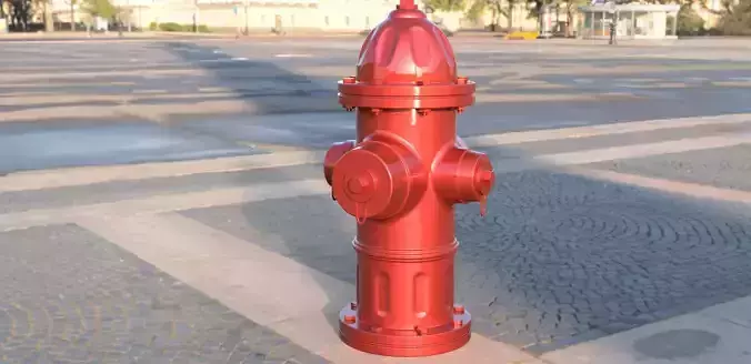 6 inch Scale Fire Hydrant