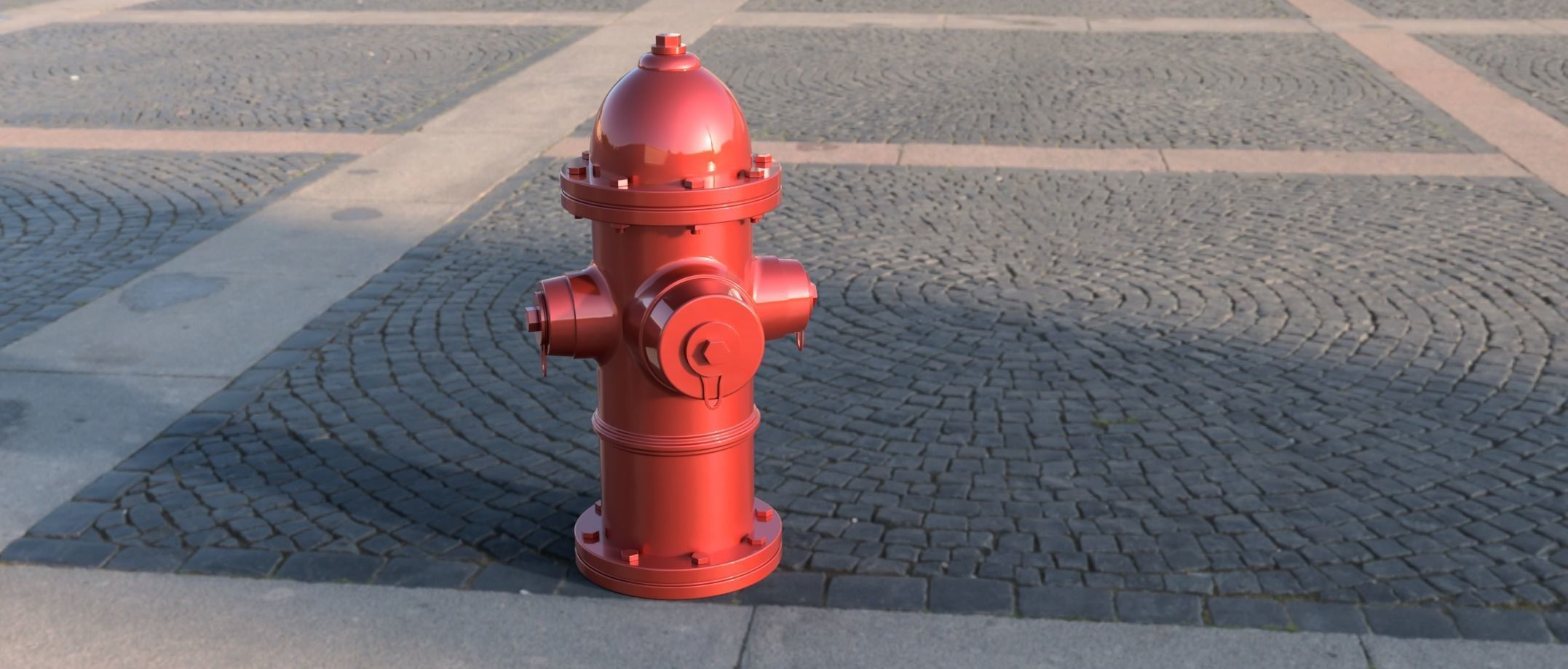 6 inch Scale Fire Hydrant 3D print model_6