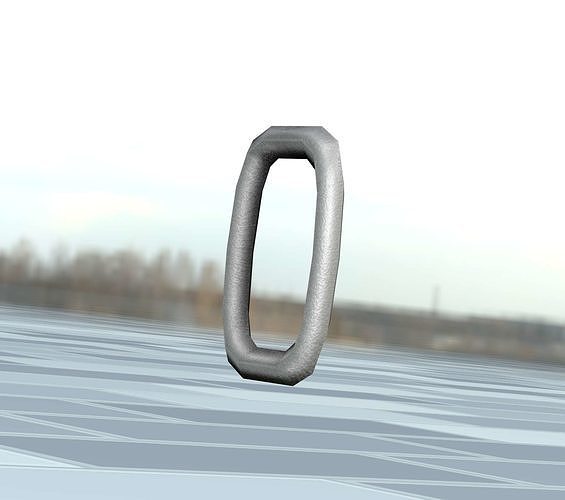 Low-Poly Chain Part 1 - Object 074 - Electricity Poles Package Low-poly 3D model