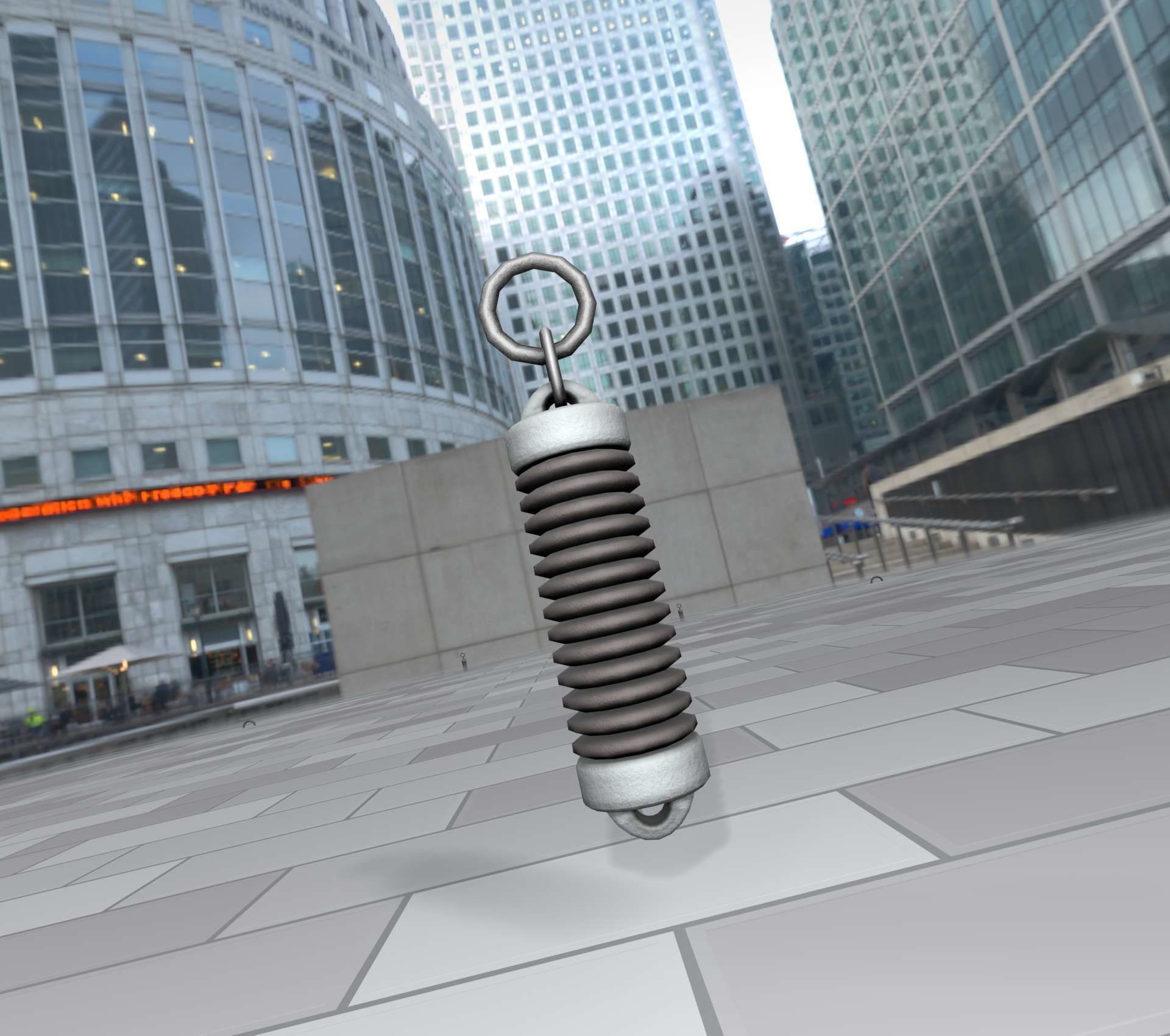 Electricity Poles Insulator 5 - Object 076 Low-poly 3D model_38