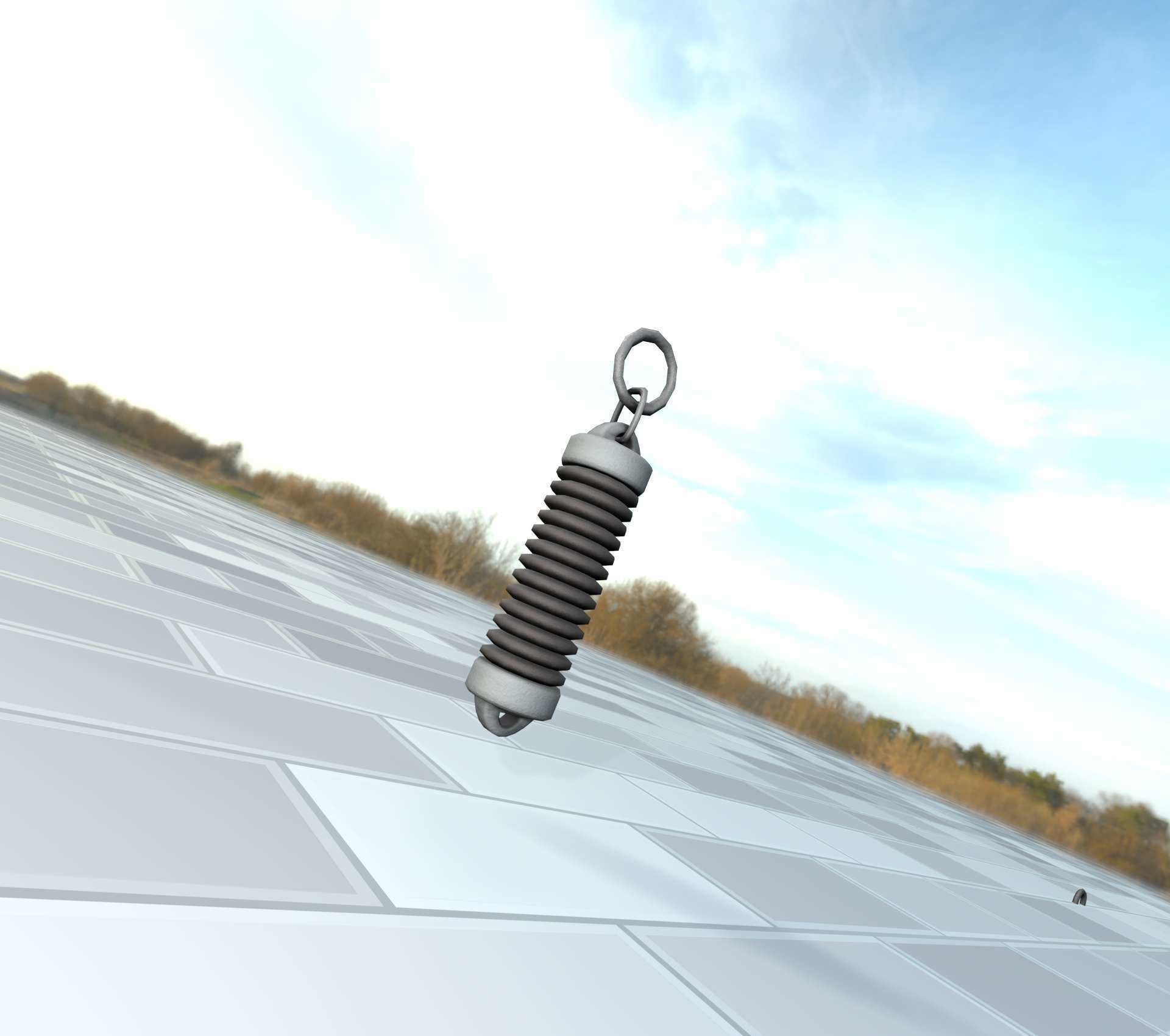 Electricity Poles Insulator 5 - Object 076 Low-poly 3D model_20