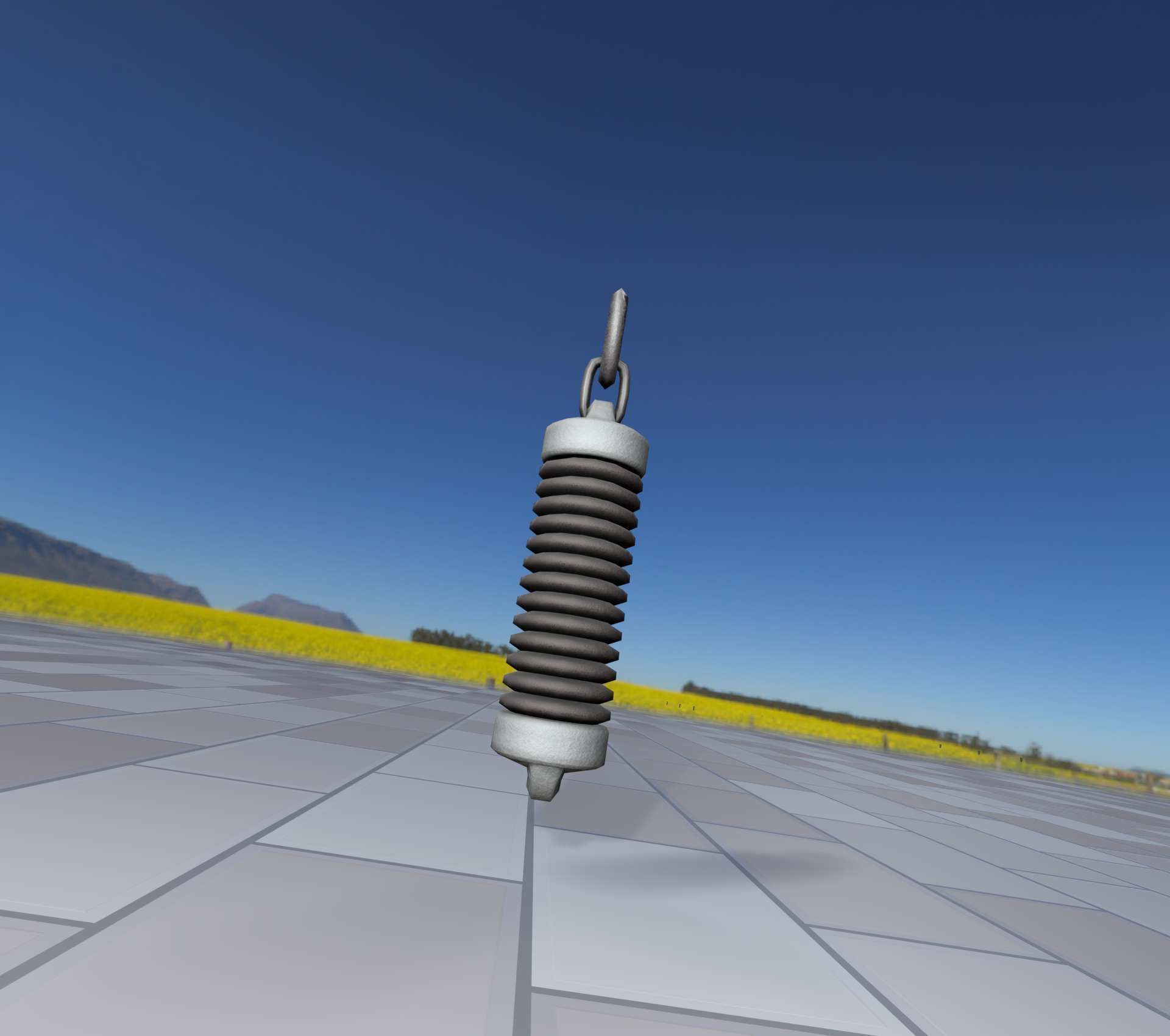 Electricity Poles Insulator 5 - Object 076 Low-poly 3D model_25