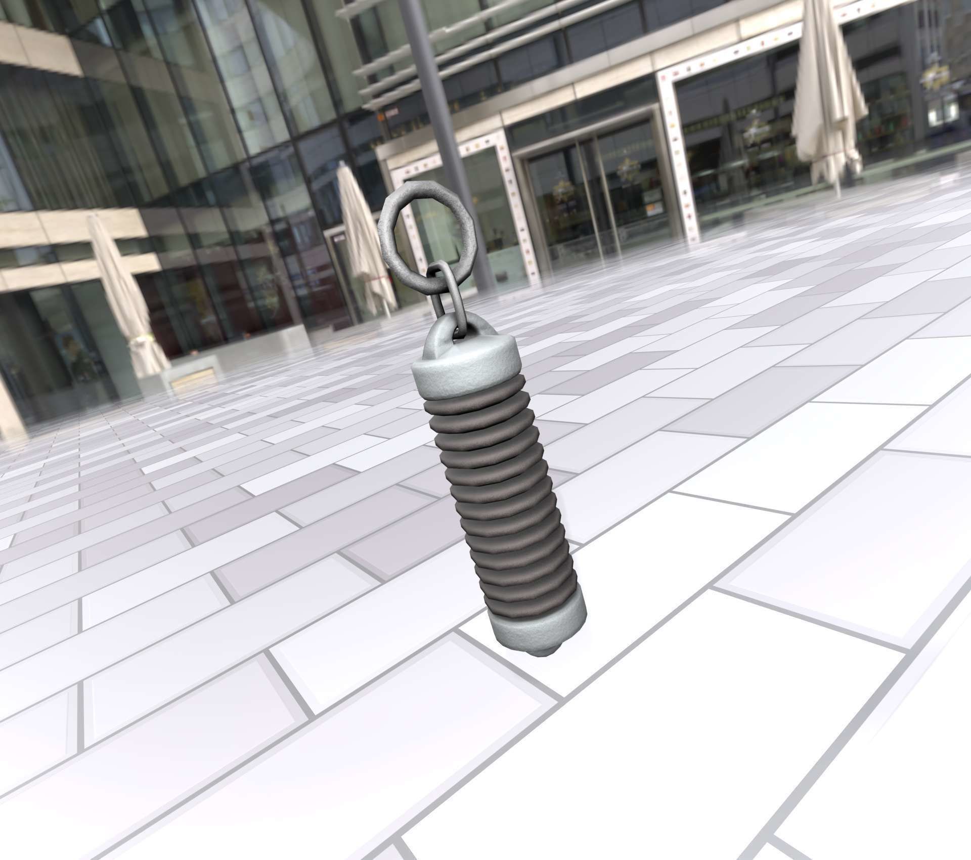 Electricity Poles Insulator 5 - Object 076 Low-poly 3D model_43