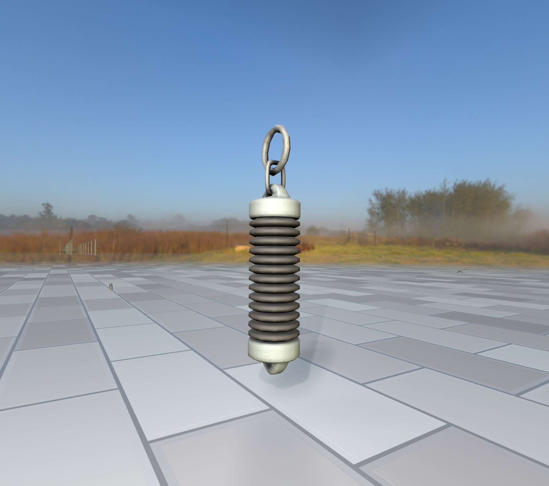 Electricity Poles Insulator 5 - Object 076 Low-poly 3D model_36