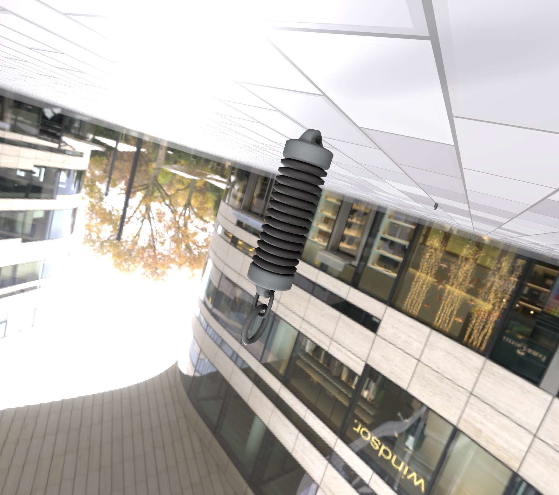 Electricity Poles Insulator 5 - Object 076 Low-poly 3D model_41