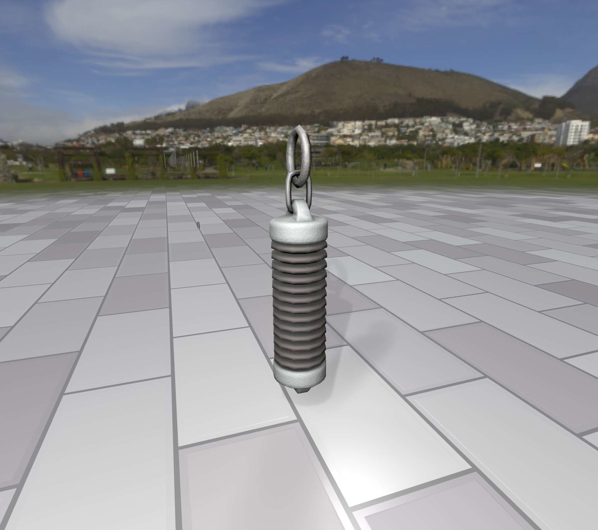 Electricity Poles Insulator 5 - Object 076 Low-poly 3D model_24