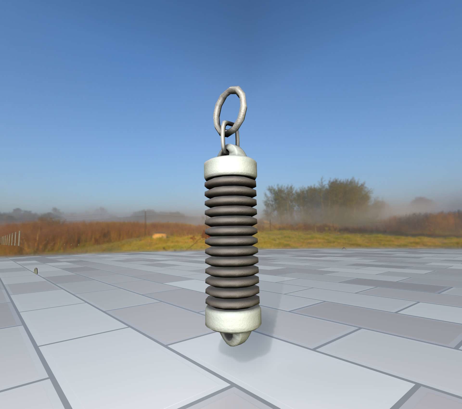 Electricity Poles Insulator 5 - Object 076 Low-poly 3D model_22