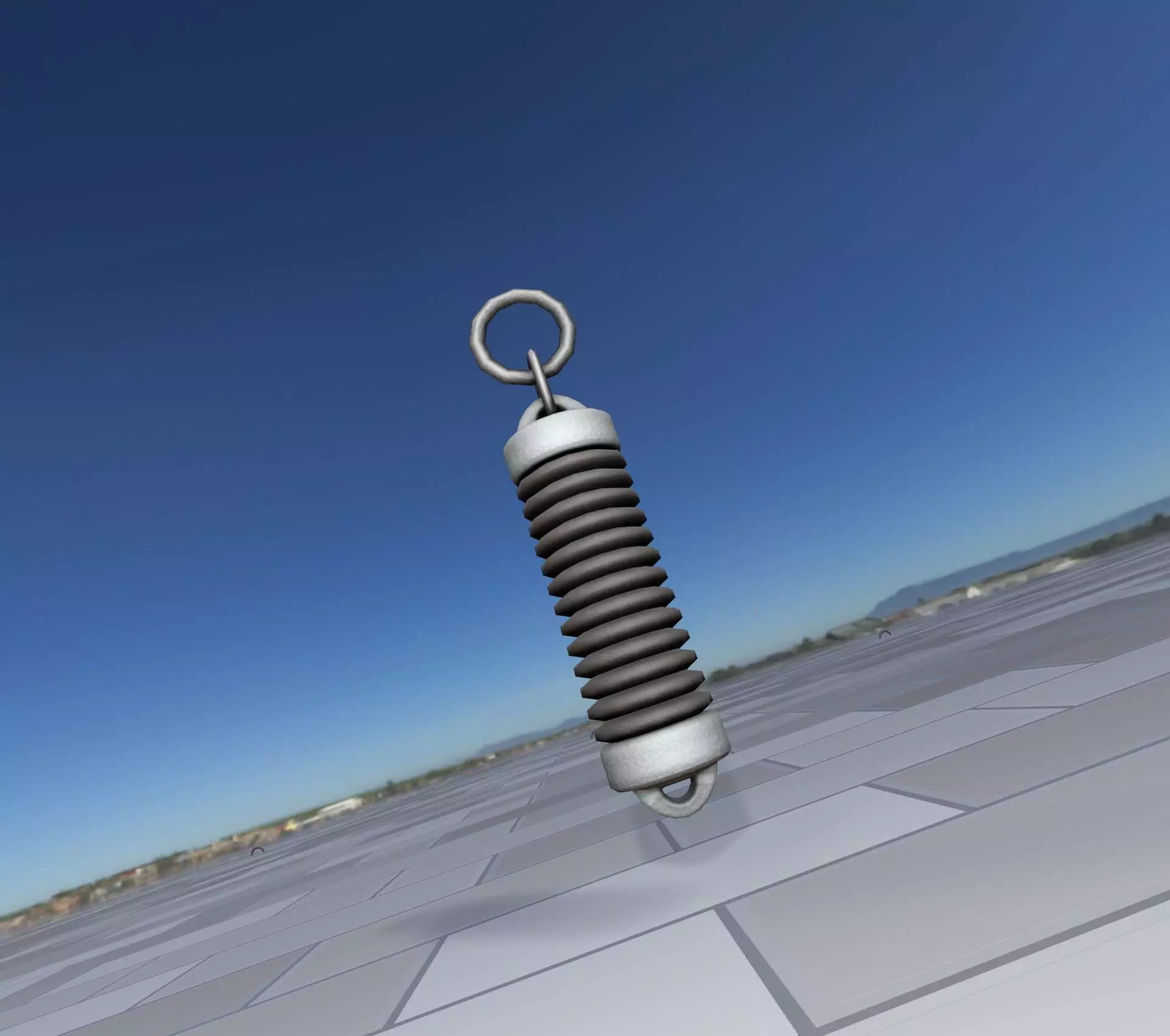 Electricity Poles Insulator 5 - Object 076 Low-poly 3D model_0