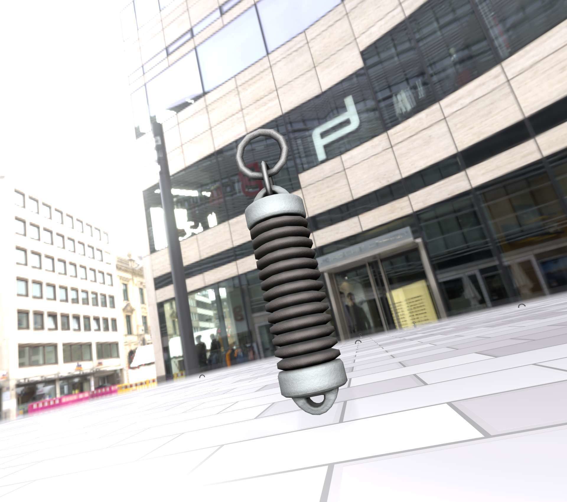 Electricity Poles Insulator 5 - Object 076 Low-poly 3D model_35